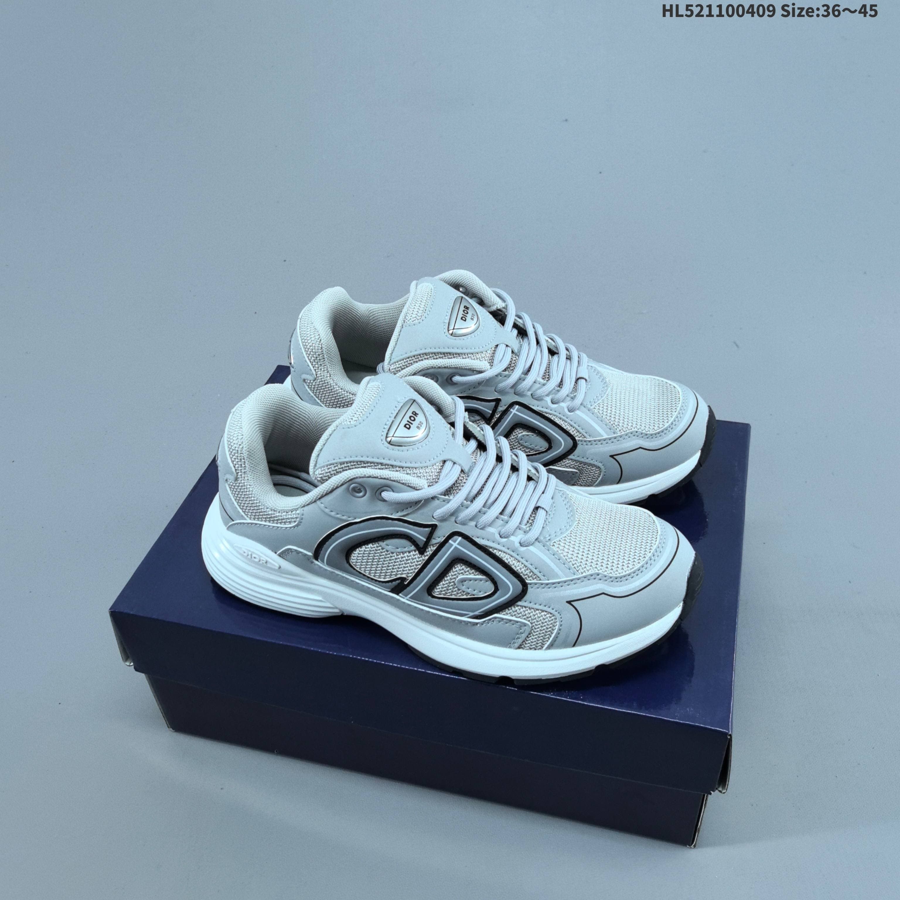 Dioor B30 Series Countdown Tech Mesh Fabric Thick Sole Up Lace Up Casual Low Cut Sports Dad Shoes!