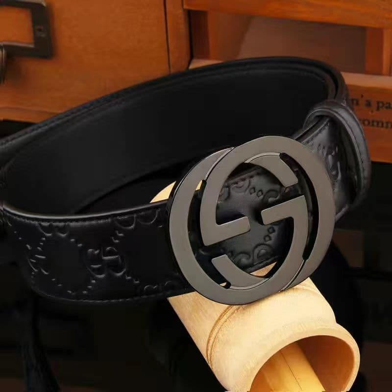 Ceinture universelle haut de gamme en cuir véritable de vachette à deux couches pour homme, style décontracté et tendance