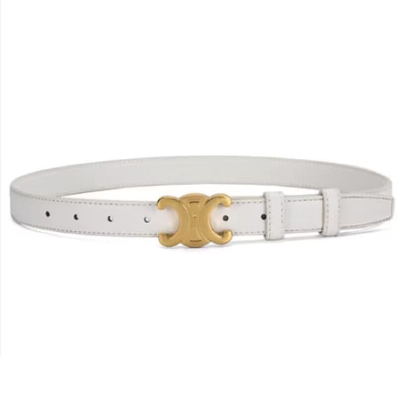 Nouvelle vente chaude Double C ceinture femmes 2.5 ceinture mince ceinture décorative polyvalente décontractée