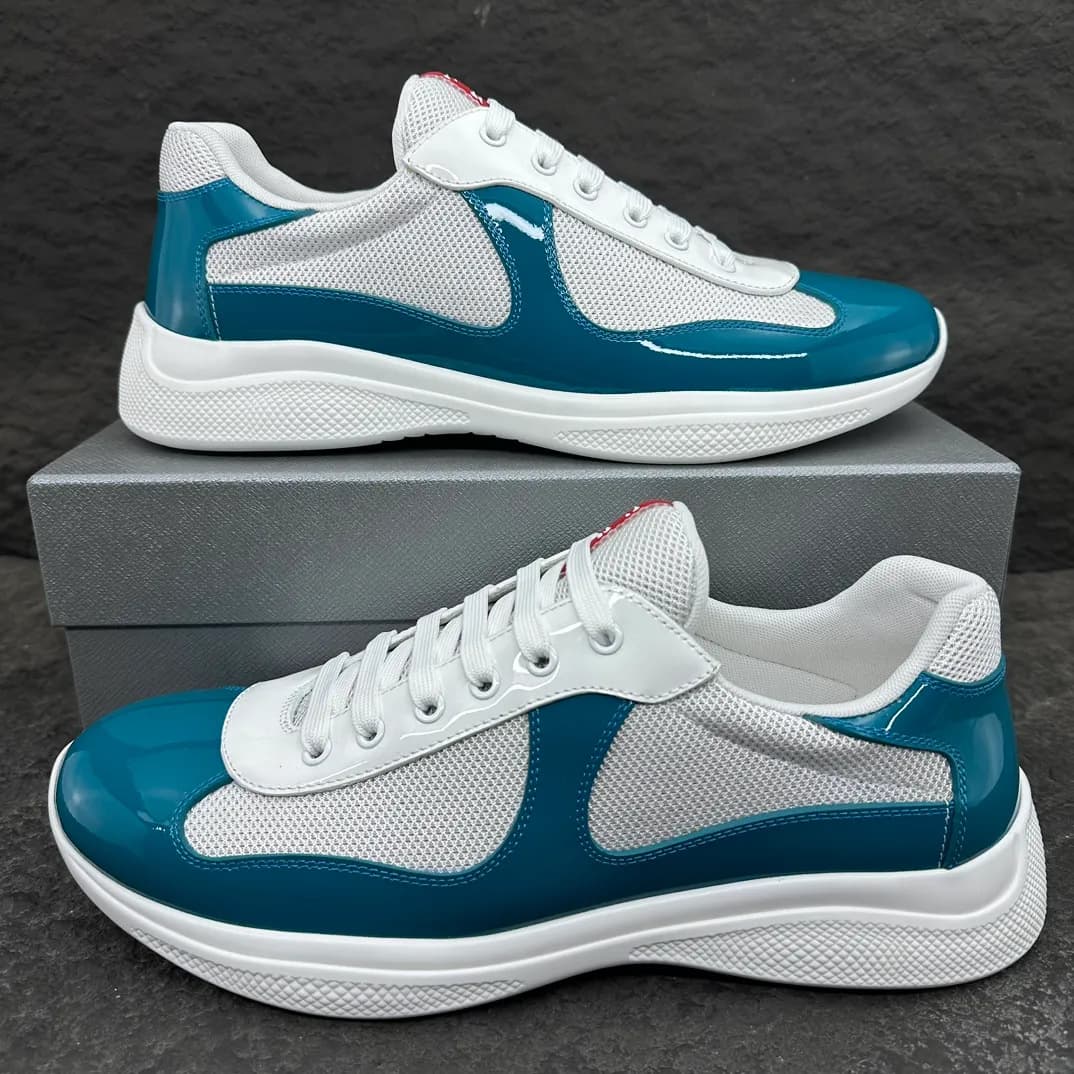 Chaussures de course à bout rond pour femmes, en cuir véritable de haute qualité, confortables, en cuir verni, commerce transfrontalier internatio