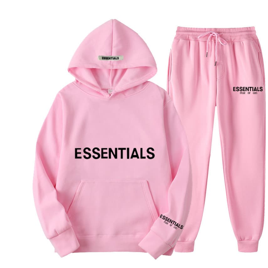 HY Sports Print Double Thread Essentials New Set Chest Couple Sweat à capuche