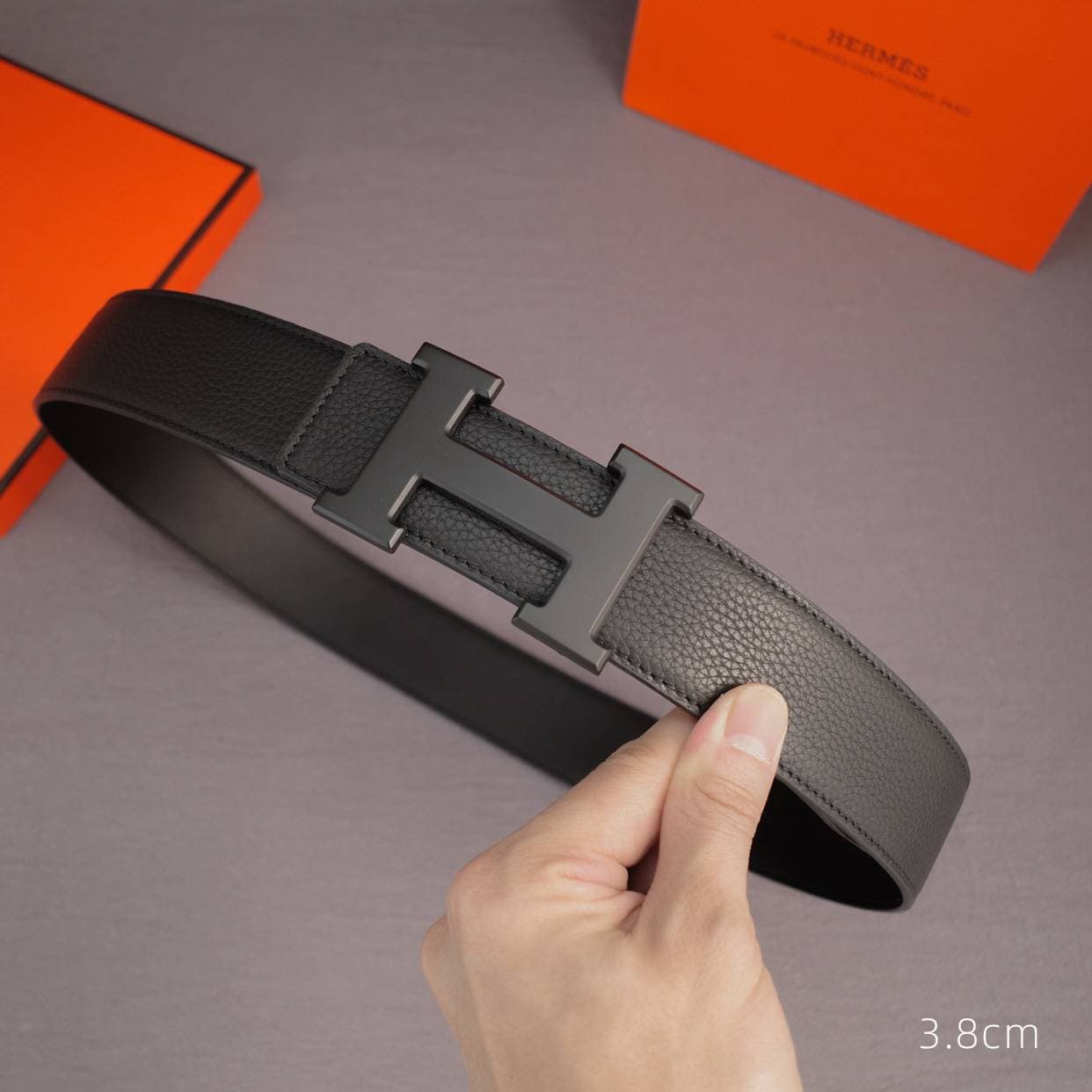Ceinture d'affaires pour homme en cuir de vache de haute qualité, durable, classique et polyvalente, idéale pour les déplacements quotidiens, cade