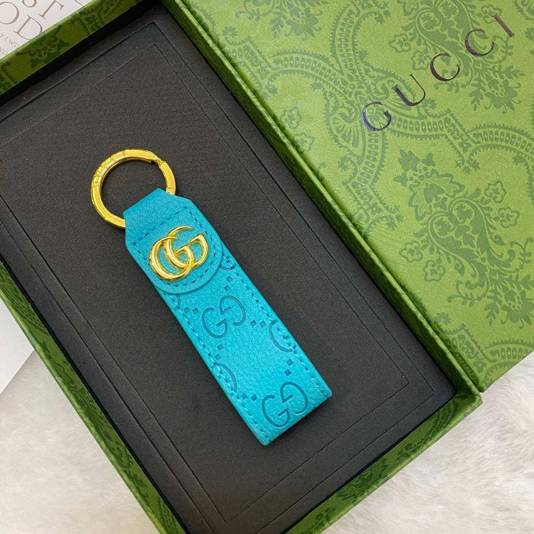Porte-clés de luxe en relief, porte-clés de voiture de grande marque, porte-clés en cuir, breloque de sac