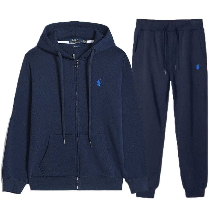 Ensemble sweat-shirt à capuche tendance pour homme, nouvelle veste zippée automne-hiver, vêtements de sport décontractés