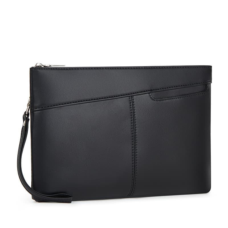 New Men’s PU Leather Clutch – Soft, Waterproof Business Phone Wallet, High-Quality Fashionable Handbag & Trendy Handheld Organizer For Professionals