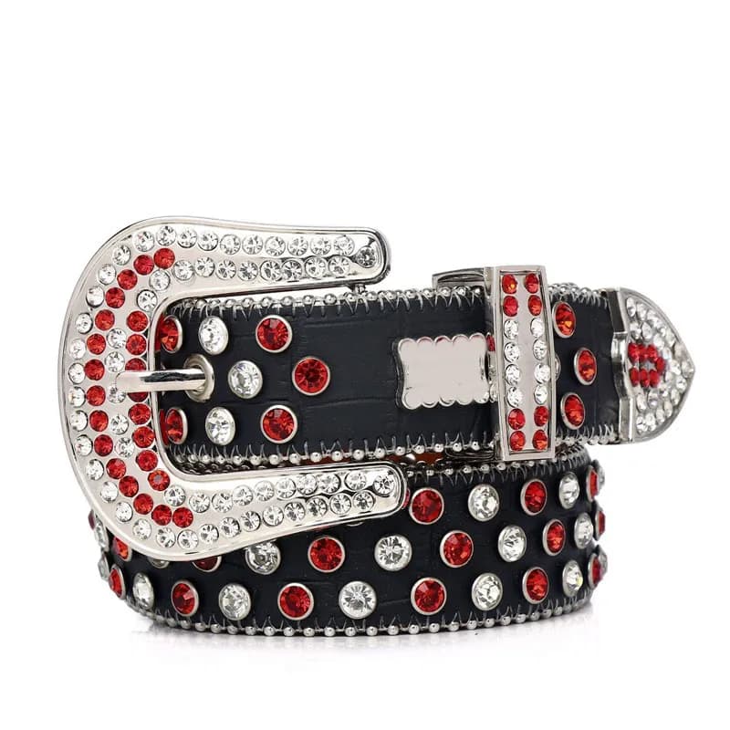 Rhinestone Bb Belt for men designer belts women accessories fashionable popular ceinture homme plated sier shiny jeans