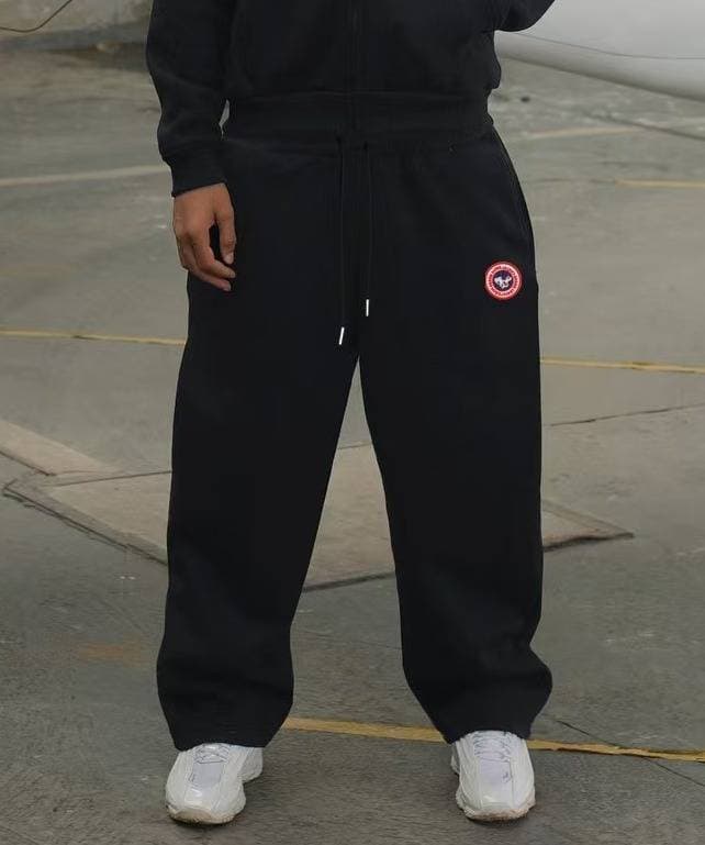 Pantalon pour homme à rayures, coupe ample, taille haute, décontracté, grande taille, ceinture élastique avec cordon de serrage, en polyester
