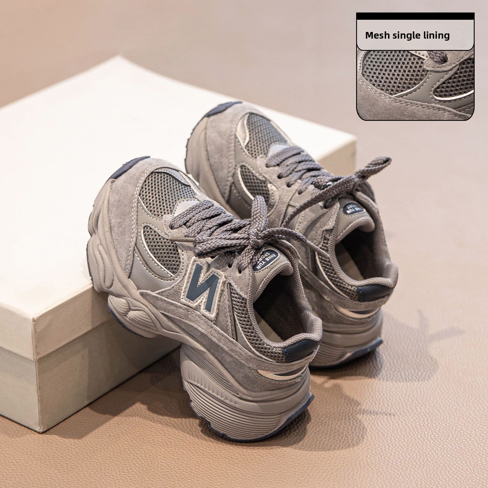 Baskets pour filles 2025 Nouvelles chaussures de papa pour garçons printemps et automne pour enfants
