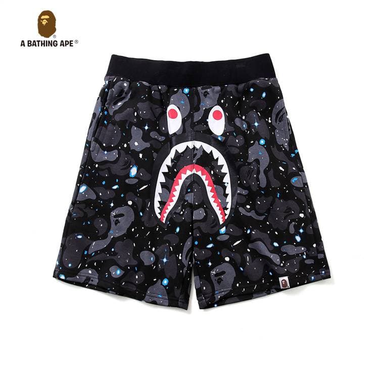 A BATHING APE Ape Head Shark Shorts Ape Head Shorts Five Leg Casual Shorts, Made Of Pure Cotton Fabric High Quality Shorts