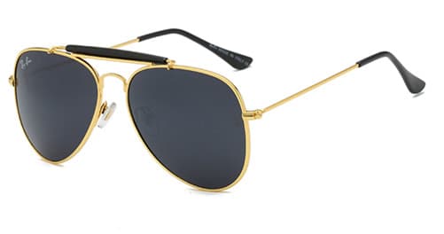 Fashionable retro pilot sunglasses driving fishing outdoor toad glasses, men's color film, women's sunglasses