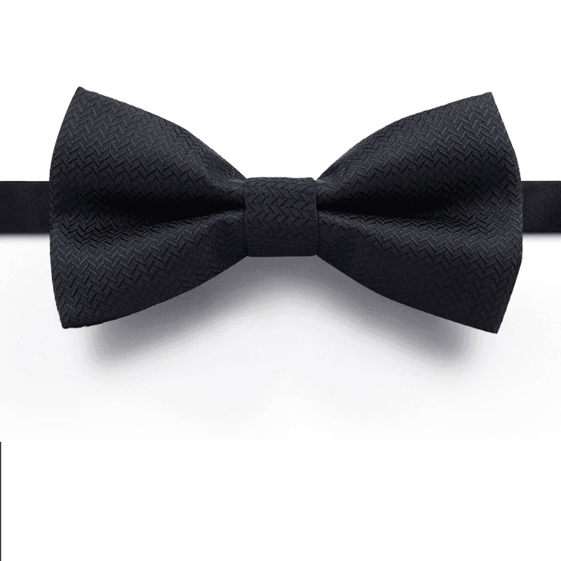 Fashion Black Bow Tie Men's Formal Business Tie Groom Wedding Wedding Dress Bow Best Man