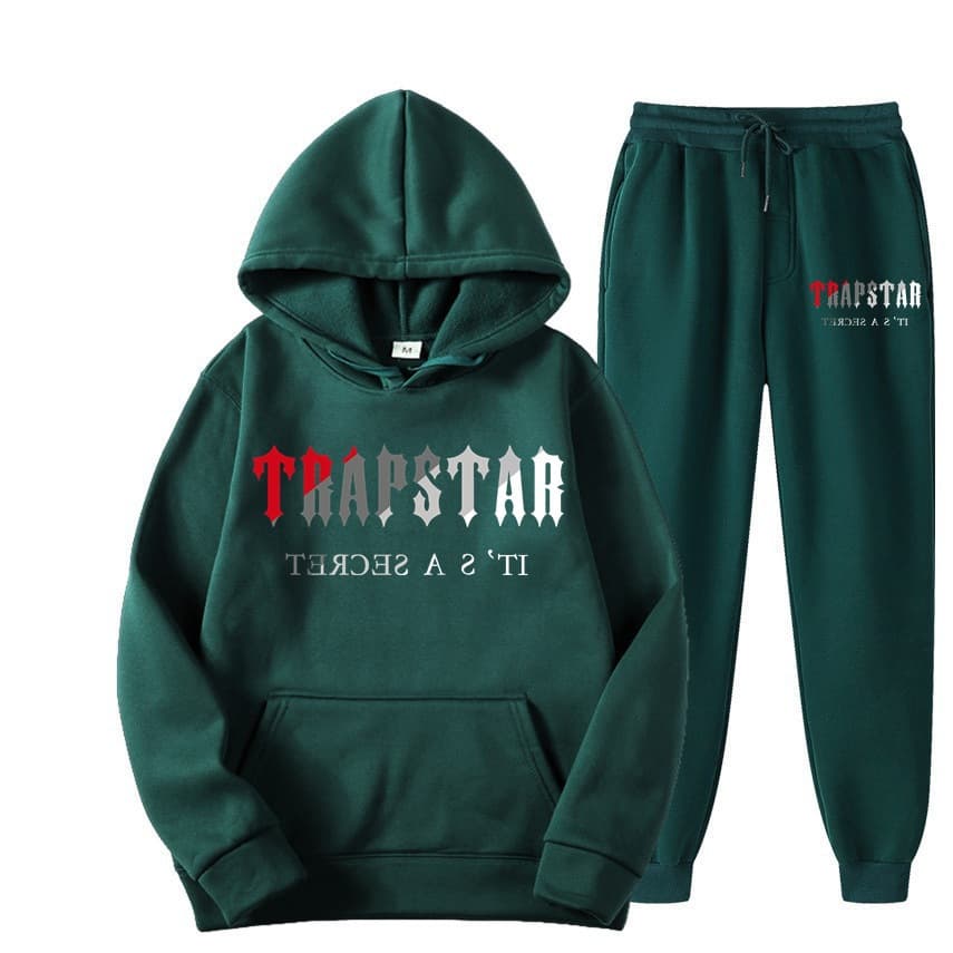 Ensemble de sport 15 pièces pour homme, sweat à capuche et pantalon amples, chaud et imprimé, marque de vêtements de sport