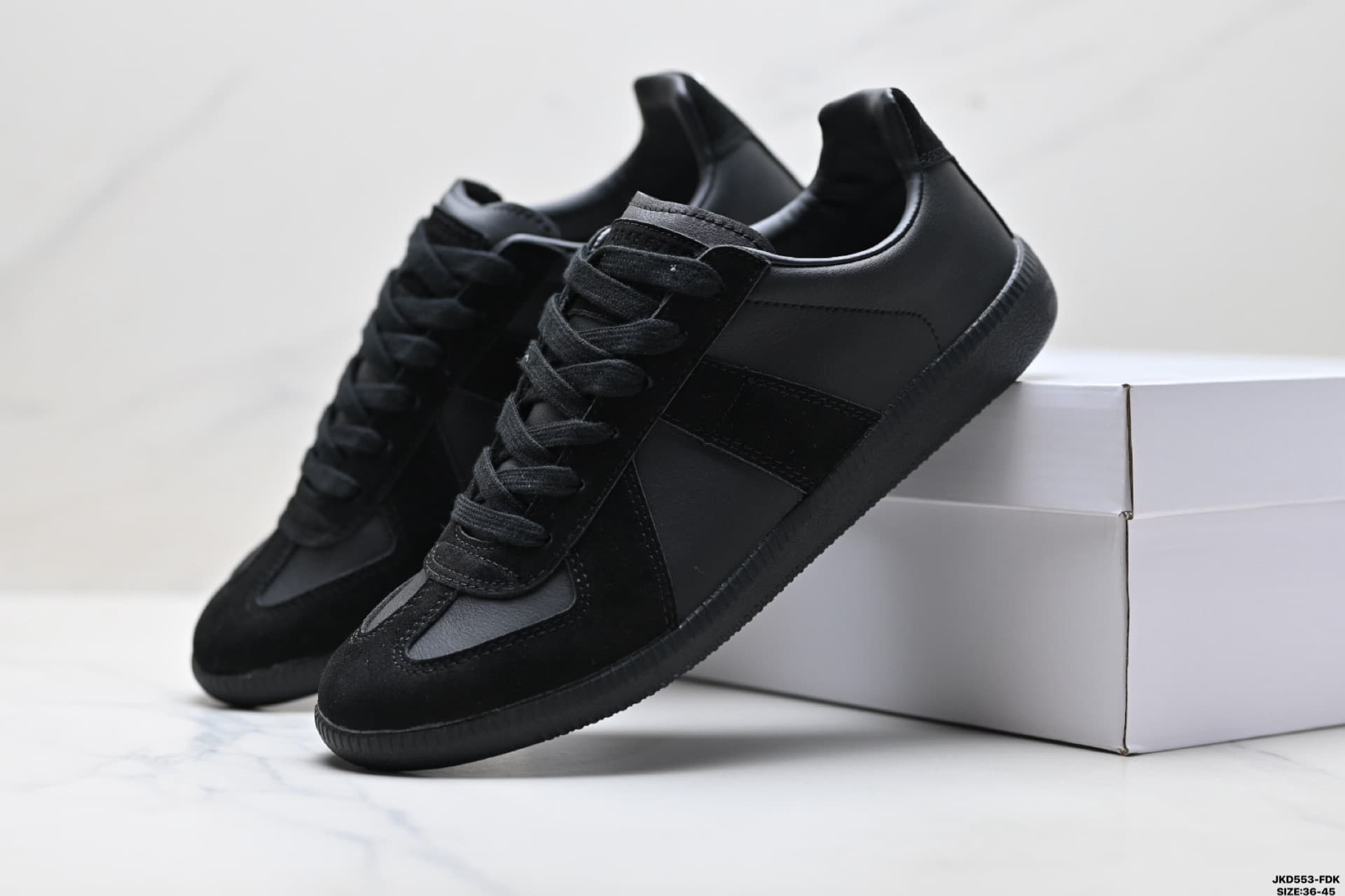 Baskets compensées basses en daim Maison Margiela Mason Margiela Replica