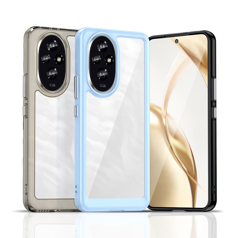Transparent Colorful TPU Case for Honor 200 Pro Honor 200 Lite Protective Cover Clear Fundas Coque Capa