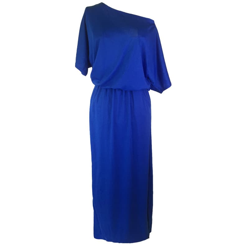Robe ample d'été à poches fendues sur le côté pour femme, style européen et américain