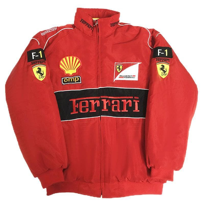 Combinaison de course brodée F1, combinaison de course, combinaison de cyclisme, combinaison de moto, veste décontractée brodée à manches longue