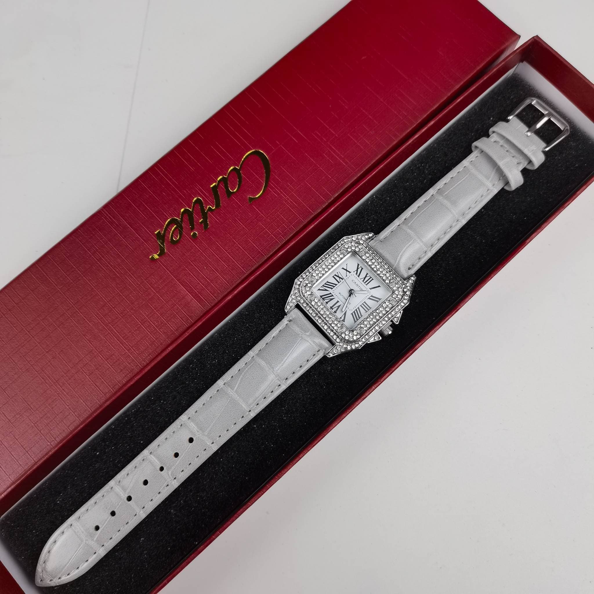 Montre à quartz tendance pour femme, cadran résistant, ceinture, décontractée, élégante et discrète