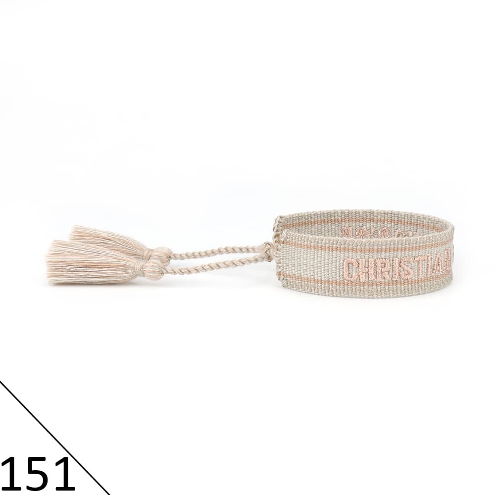 Bracelet unisexe tendance avec lettres tressées