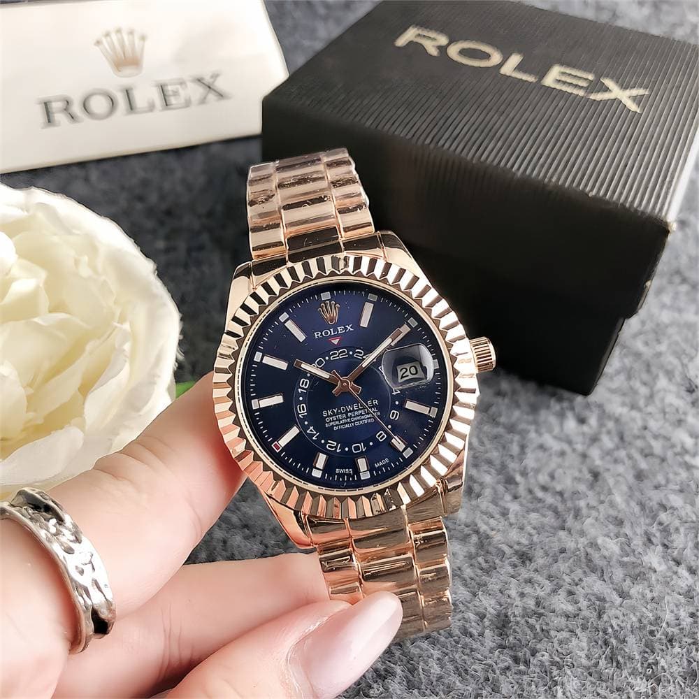 Montre de marque Business Peplum avec bracelet en acier Montre de mode suisse