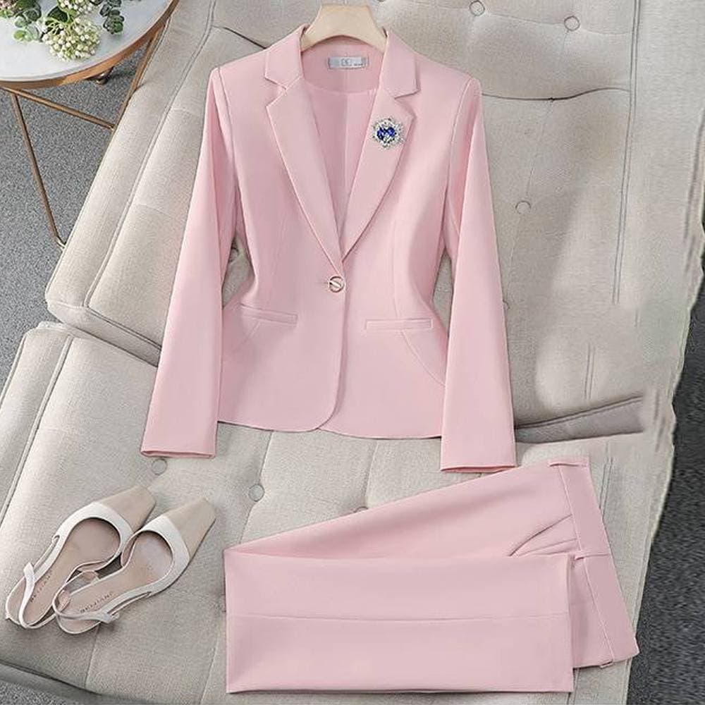 Women's Clothing Green Suit Jacket Spring And Autumn Commuting Waist Professional Wear High End Work Clothes