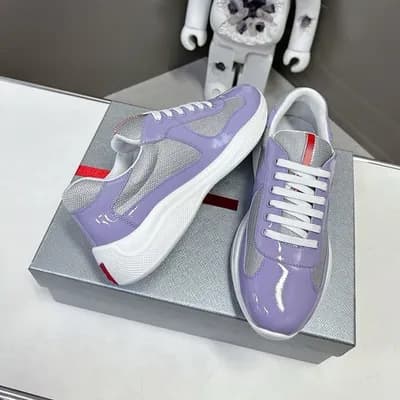 Chaussures de course polyvalentes en cuir verni véritable de haute qualité pour l'été 2025 de la Coupe des Amériques