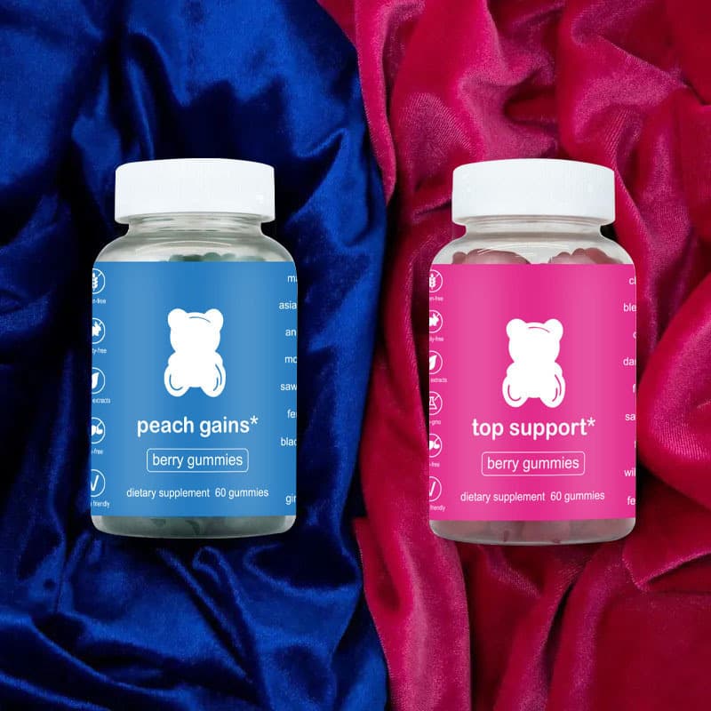 Foreign Trade Hot-Selling Item Women's Vitamin Berry Booty Gummies Top