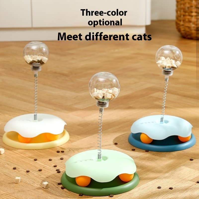 Spill Ball Pussy Stick Cat Amusement Wheel Toy Self Hi Divine Tool Pet Supplies