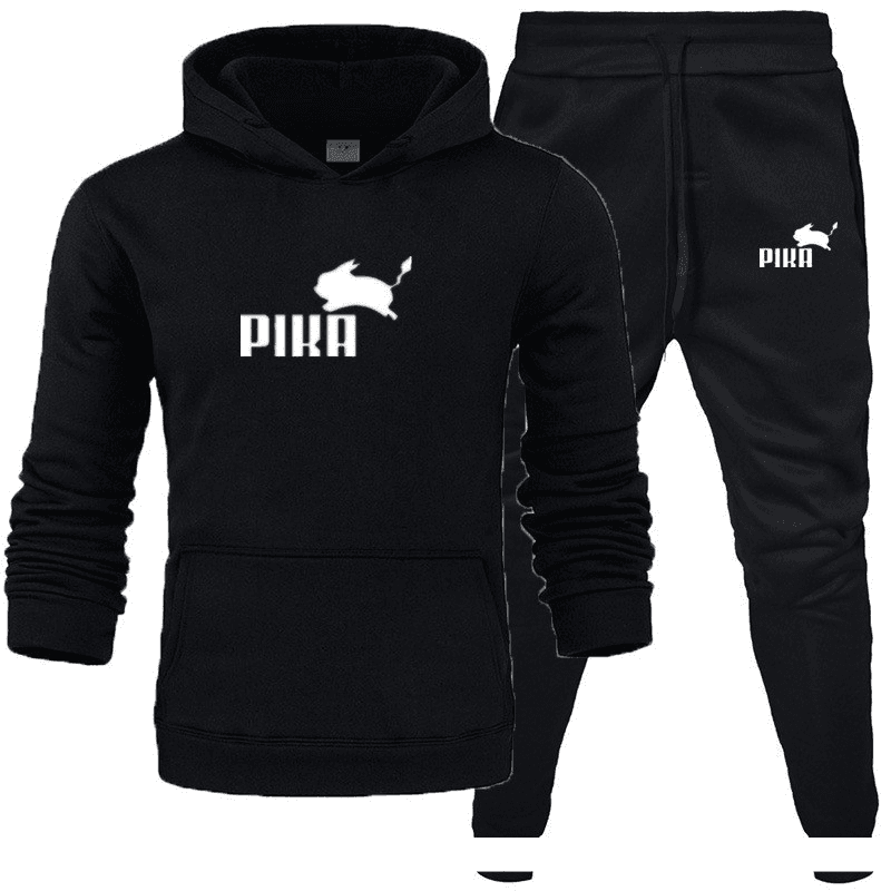 Spring and Autumn Manufacturer Loose Large Size Fleece Hooded Sweatshirt Men and Women Couple Sweatshirt Set