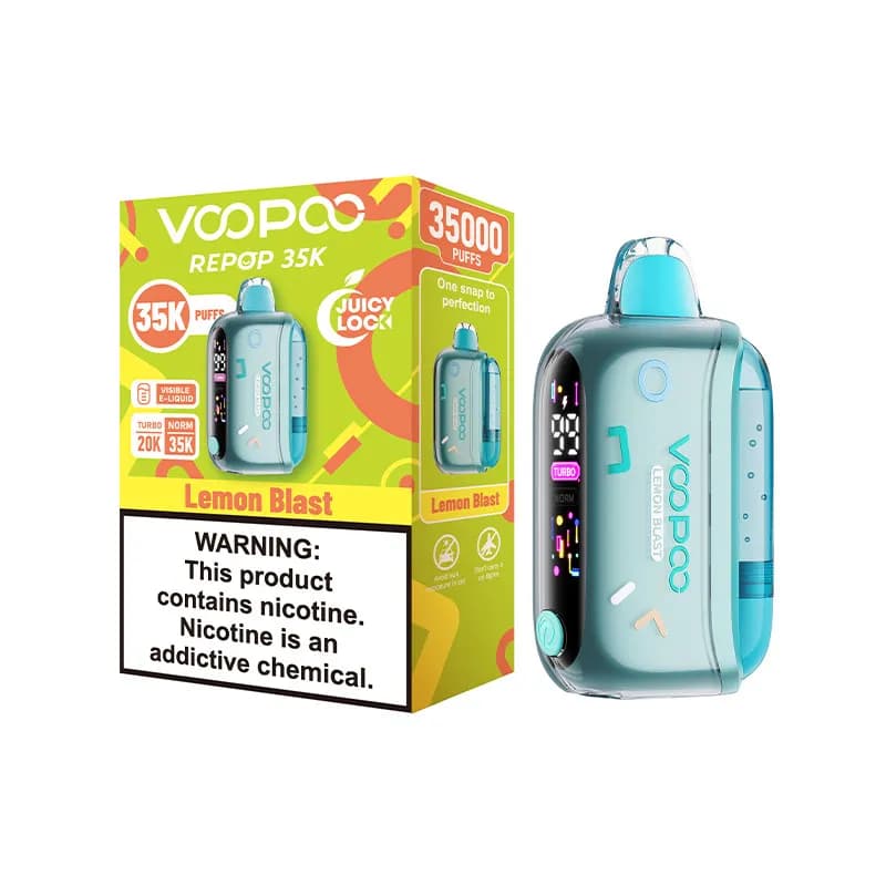 VOOPOO Repop 35K 35000 bouffées Vape jetable 5% Double mode (UE)