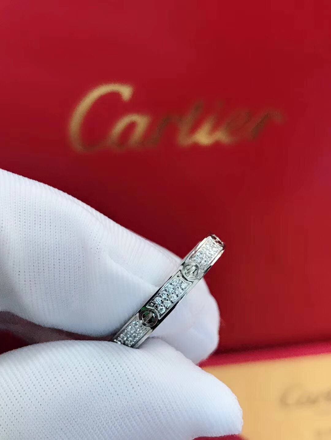 Carti-Nouvelle version mini et étroite de la bague de couple Full Star