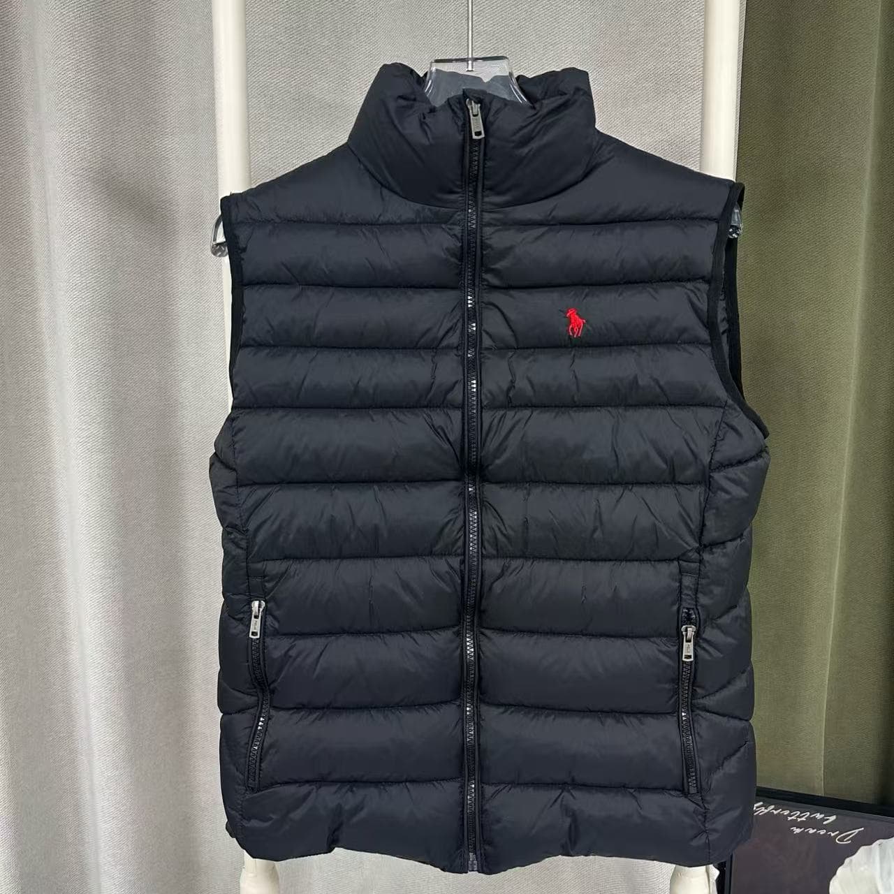 Gilet tendance pour femme, brodé, chaud, col montant, décontracté, polyvalent