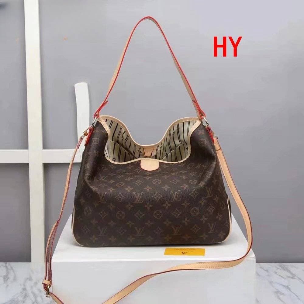 Sac à main pour femme en cuir véritable, sac à bandoulière, nouveau sac à main à la mode, motif de lettres à carreaux, fermeture éclair, sac