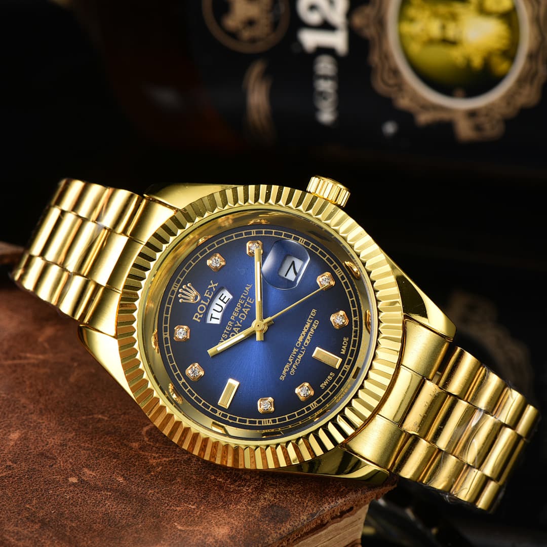 Montre classique à double calendrier pour affaires : une montre de luxe élégante et abordable