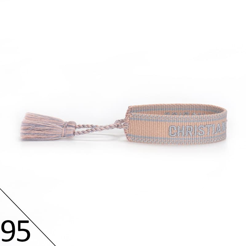 Bracelet unisexe tendance avec lettres tressées