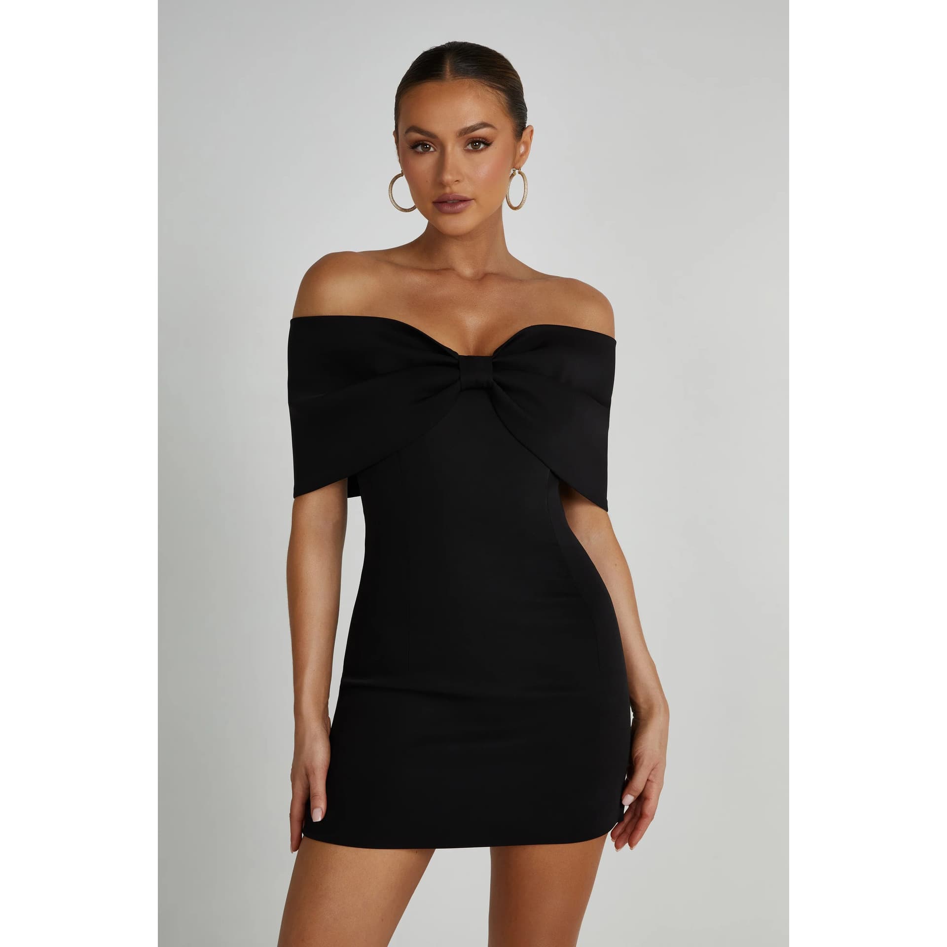 Women's Clothing spring and summer new sexy one line collar casual dress party fashion dress for women