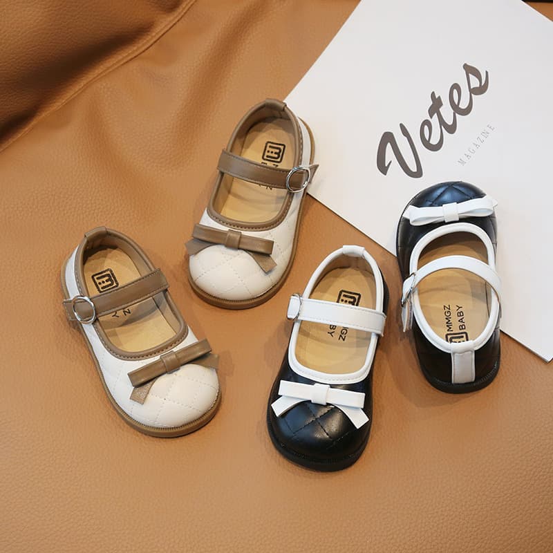 2025 Girls Shoes Small Leather Shoes Summer New Korean Princess Shoes Little Girls Western Style Children's White Single Shoes