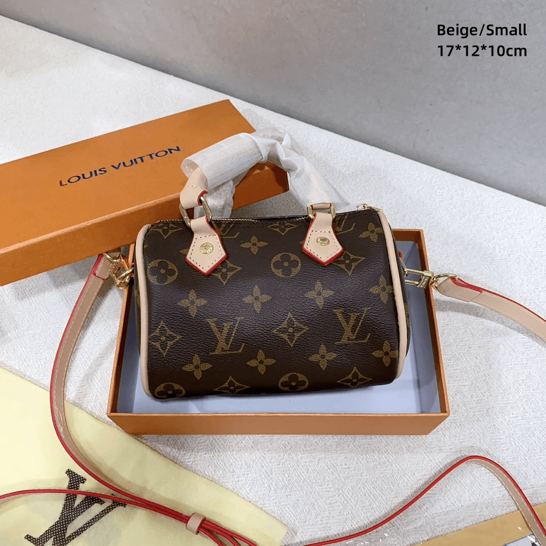【HOT】Speedy Nano Series Sac à bandoulière classique rétro imprimé Boston Mini Pillow Bag
