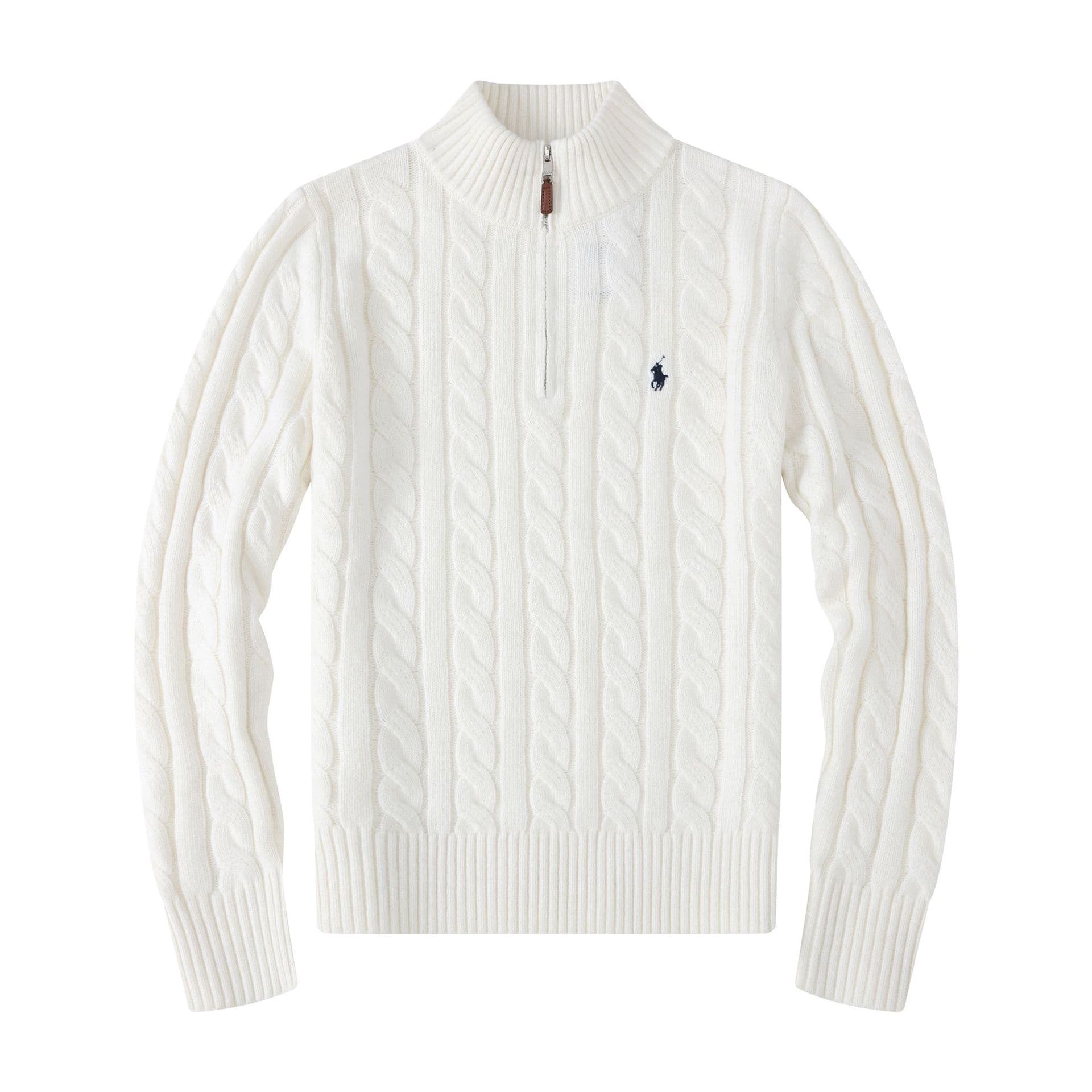 Vêtements pour hommes Pull en laine torsadé à col montant épais Pull pour hommes Pull en tricot décontracté de grande taille Manteau