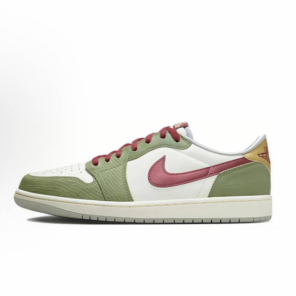 Nike Air Jordan 1 Low Medium Olive OG Canary Travis Scott Sports Retro Basketball Chaussures Baskets athlétiques Baskets Black Toe Shadow