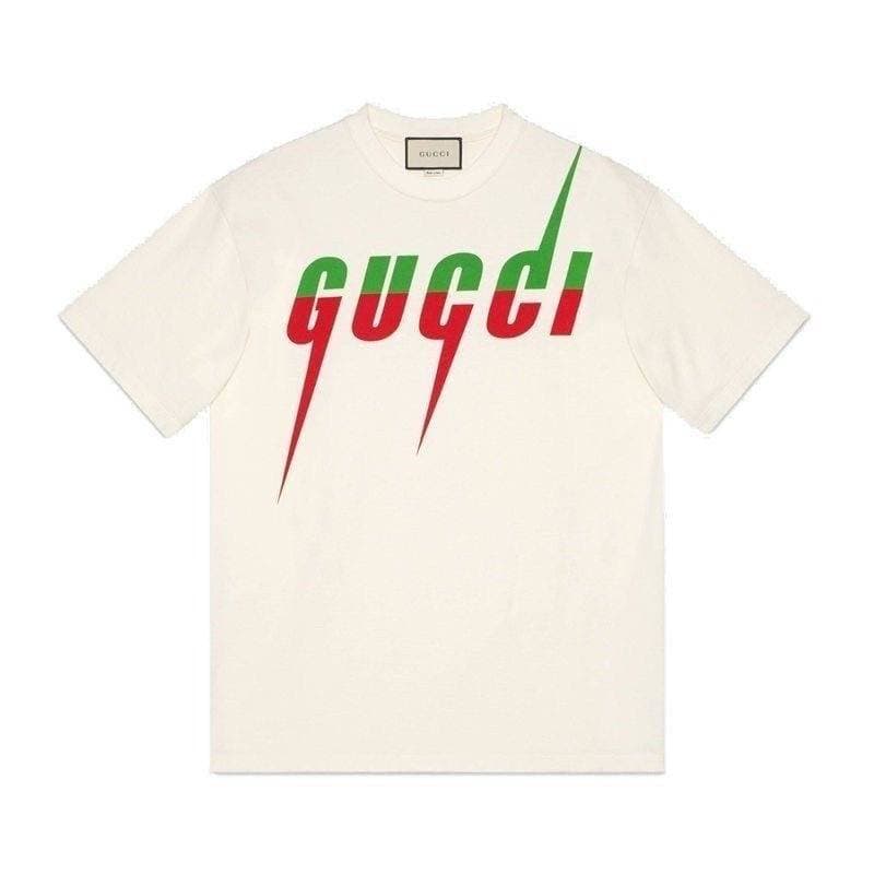 T-shirt unisexe à manches courtes et manches mi-longues, imprimé contrasté éclair, col rond, coupe ample et polyvalente, imprimé éclair contras