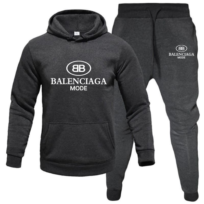 Ensemble de sport décontracté à capuche, coupe ample et confortable, tendance printemps-automne 2024.