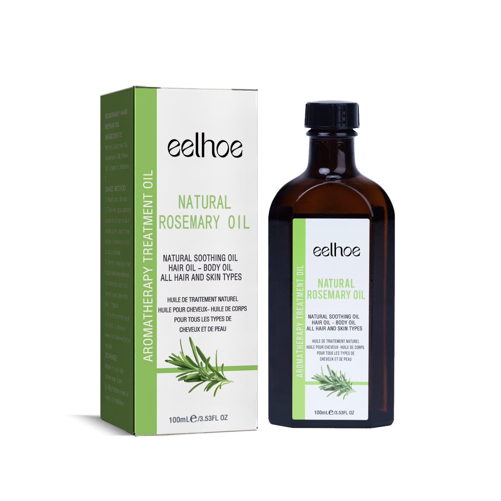 EELHOE Nature Spell Rosemary Oil for Hair & Skin Rosemary Oil for Hair Growth