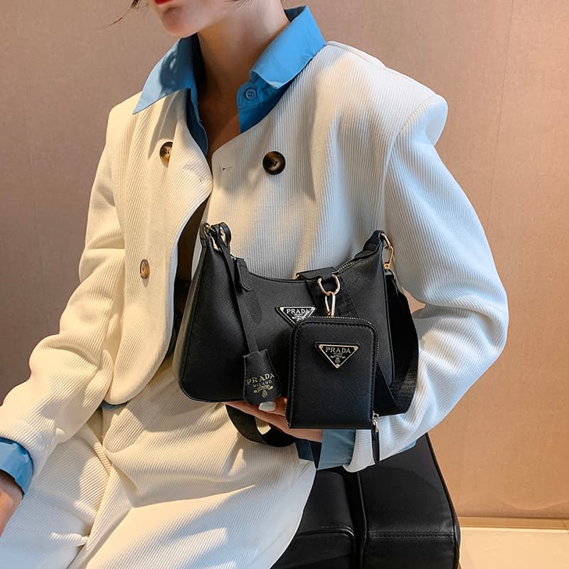 Sac bandoulière 3 en 1 élégant pour femme