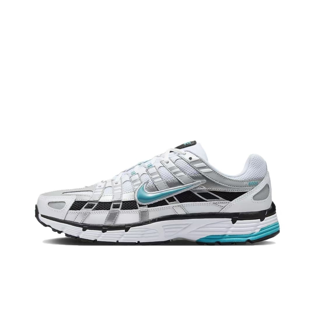 Baskets Nike P-6000 pour homme et femme CD6404-103 Blanc/vert