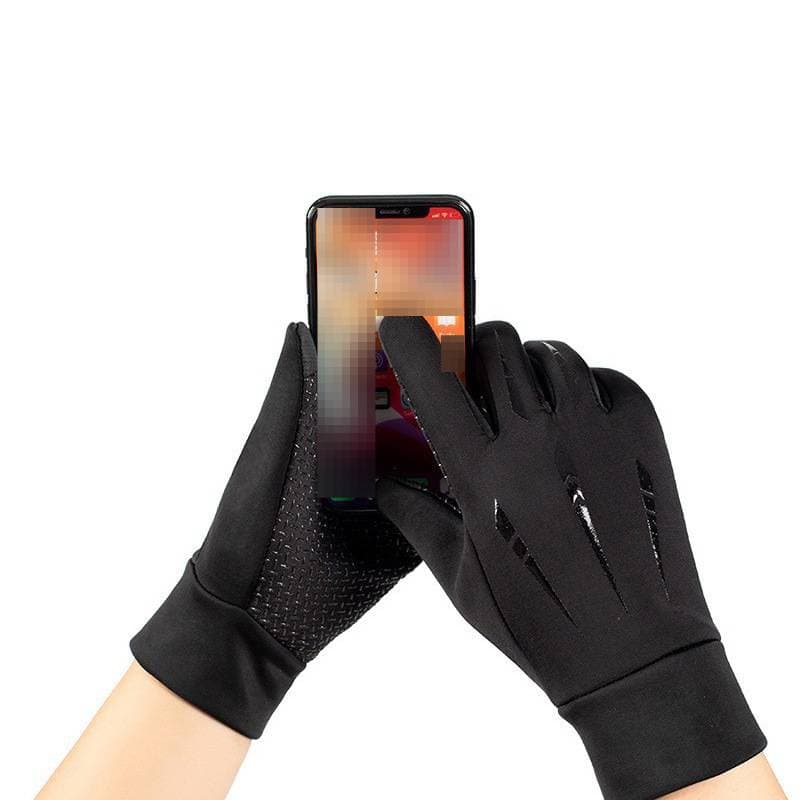 Outdoor Autumn And Winter Cold Proof Windproof Waterproof Men's Full Finger Cycling Equipment Cycling Takeaway Warm Gloves