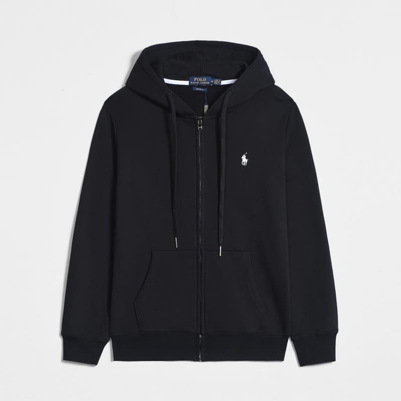Vêtements pour femmes Thin Series Pony Cardigan à capuche RL Pull de couleur unie Brodé Loose Paul POLO Jacket