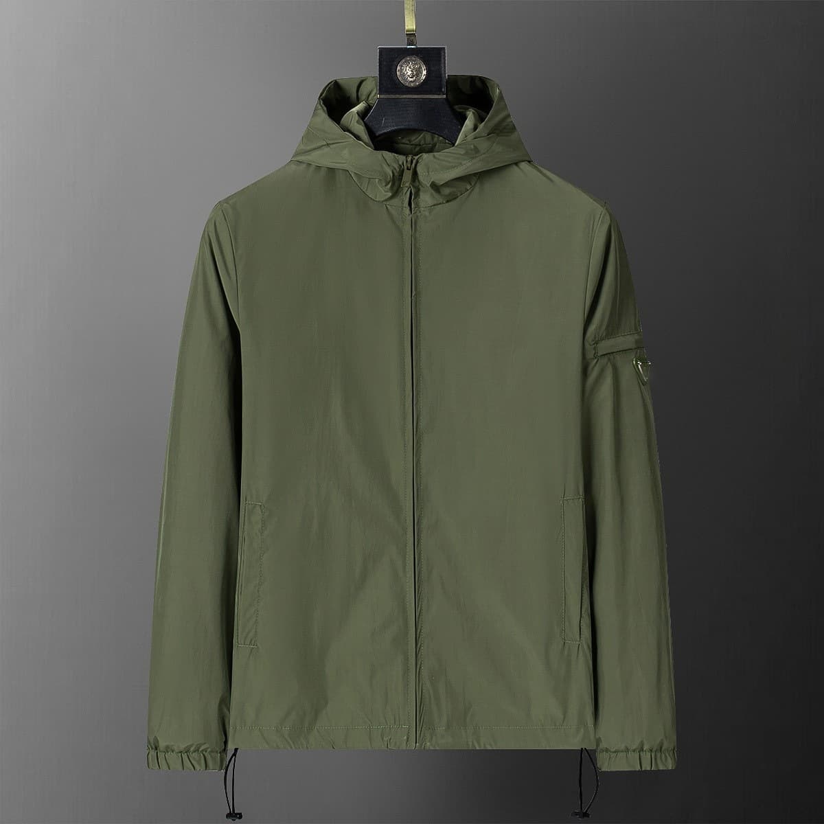 Veste à capuche unisexe automne-hiver de haute qualité, style trench-coat, taille asiatique.