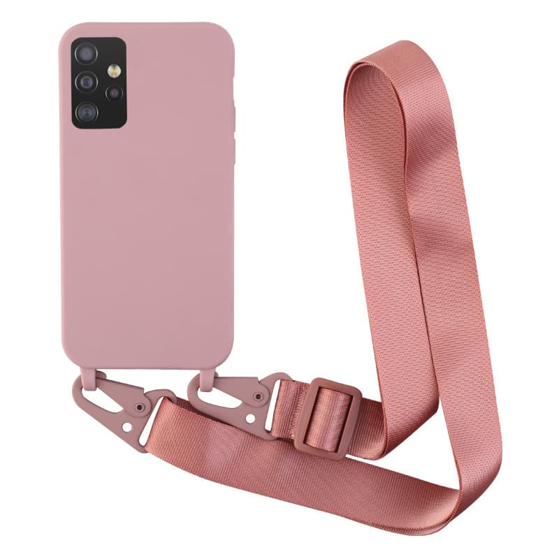 Crossbody Strap Lanyard Case For Samsung Galaxy A52 A13 A53 A54 A14 A24 A34 A73 A33 A32 A12 A72 A51 A71 A22 A41 A21S Soft Cover