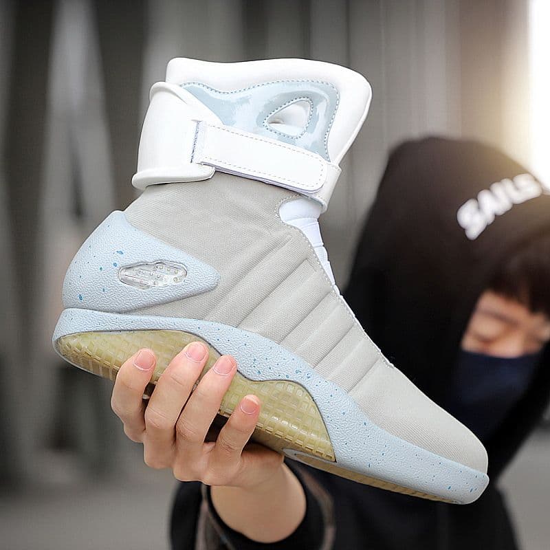 2022 Classic High-end Shoe King USB Charging Luminous Casual Light Shoes Back To The Future MAG Men's Boots