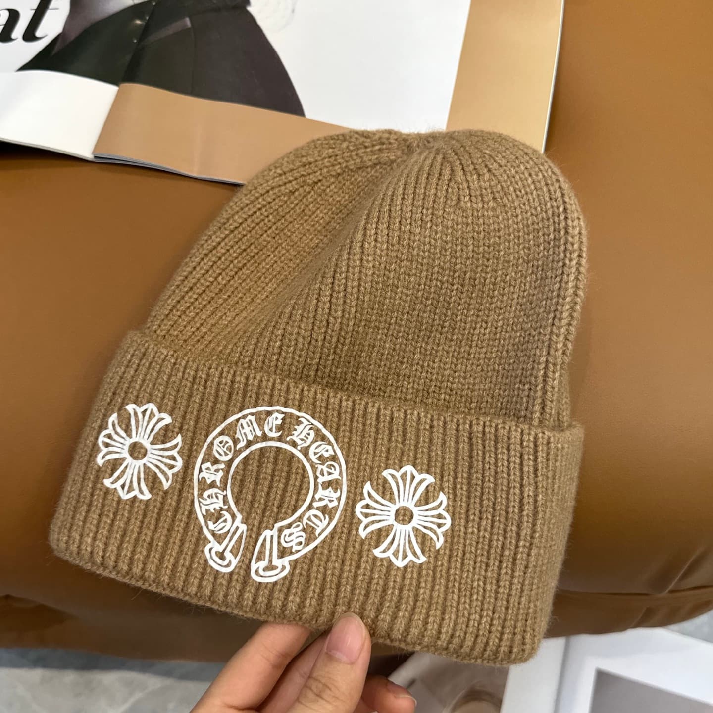 Bonnet de luxe tendance pour hommes et femmes, design classique, nouveau bonnet tricoté automne/hiver, chaud et confortable